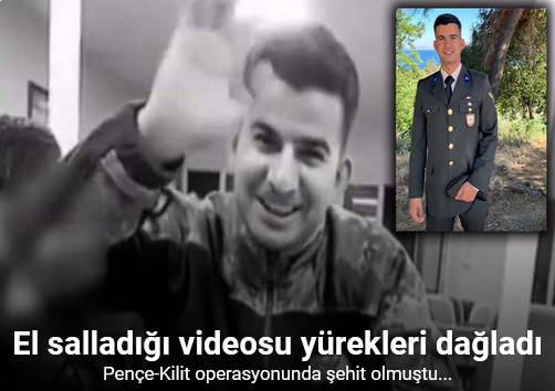 Sakaryalı şehidin görüntüleri yürekleri dağladı