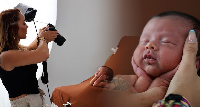 Bankacılığı bırakıp fotoğrafçı oldu, kendisini yeni doğan bebeklere adadı