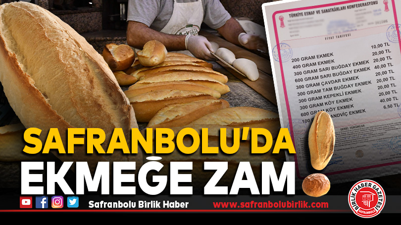 Safranbolu’da Ekmeğe Zam!