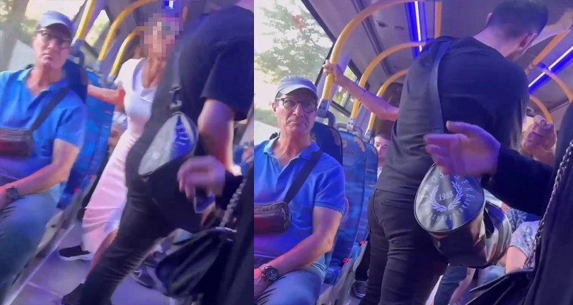 Pendik’te kadınların minibüsteki para kavgası kamerada