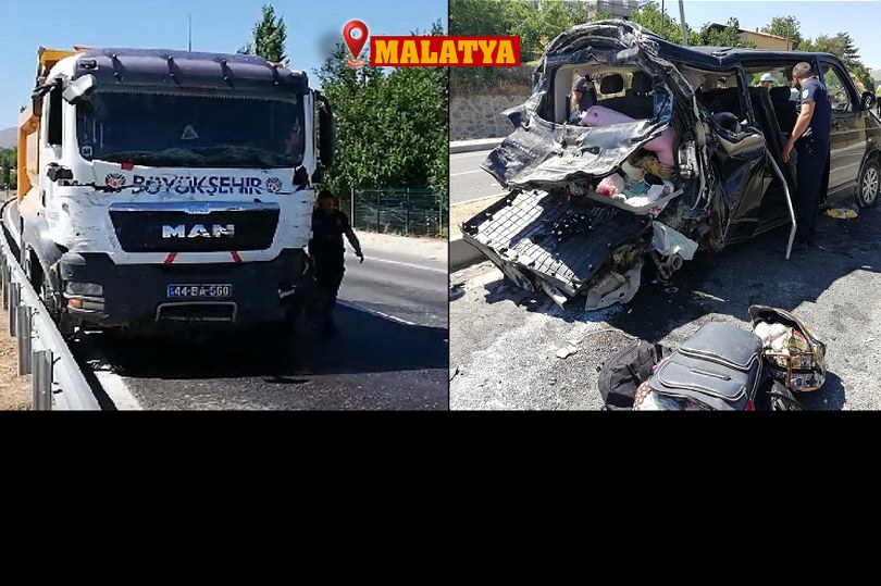 Büyükşehir Belediyesi’nin kamyonu dehşet saçtı