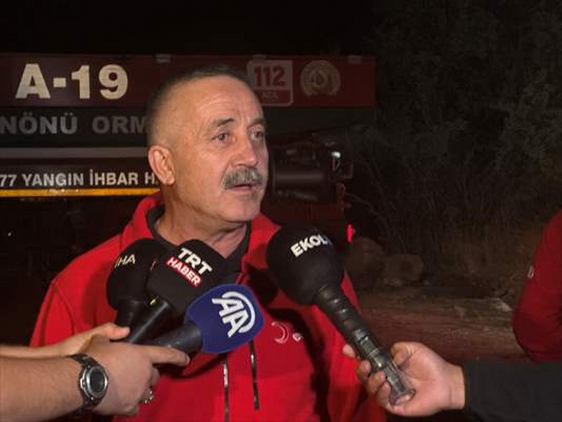 Çankırı’da çıkan orman yangınına müdahale ediliyor