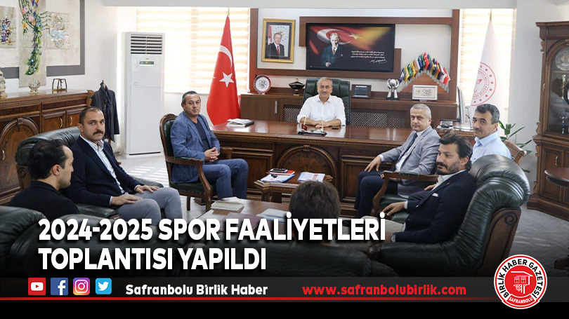 2024-2025 Spor Faaliyetleri Toplantısı Yapıldı