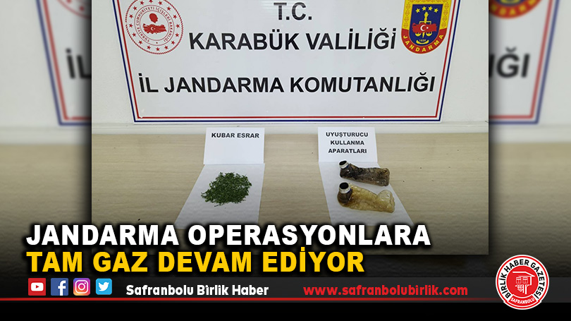 Jandarma Operasyonlara Tam Gaz Devam Ediyor