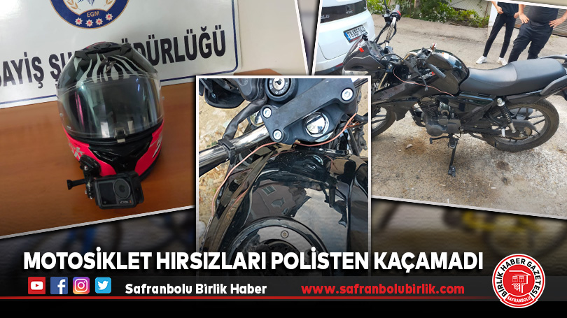 Karabük’te Motor ve Motosiklet Hırsızlıklarına Karşı Başarılı Operasyon
