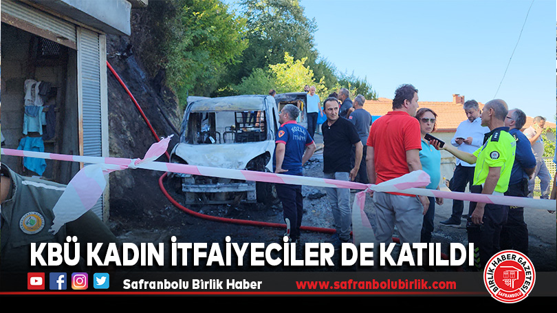 KBÜ kadın itfaiyeciler de Katıldı