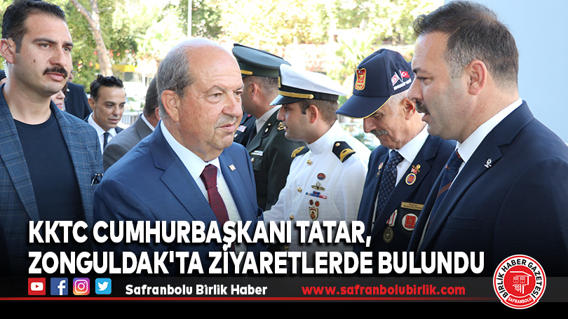 KKTC Cumhurbaşkanı Tatar, Zonguldak’ta ziyaretlerde bulundu