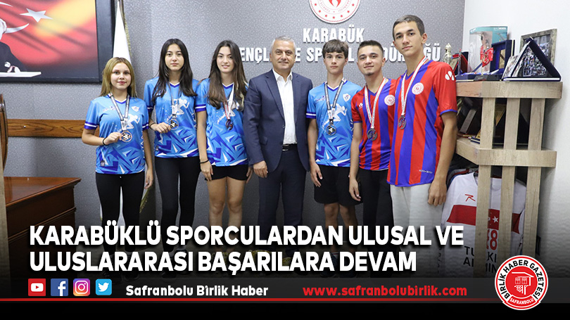 Karabüklü Sporculardan Ulusal ve Uluslararası Başarılara Devam