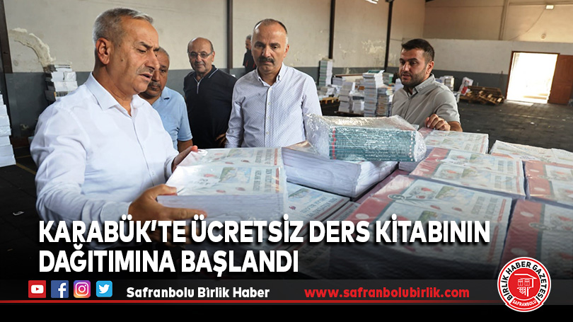 Karabük’te Ücretsiz Ders Kitabının Dağıtımına Başlandı