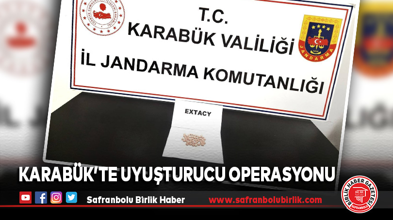 Karabük’te Uyuşturucu Operasyonu
