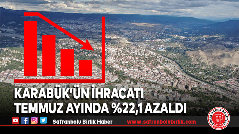 Karabük’ün İhracatı Temmuz Ayında %22,1 Azaldı