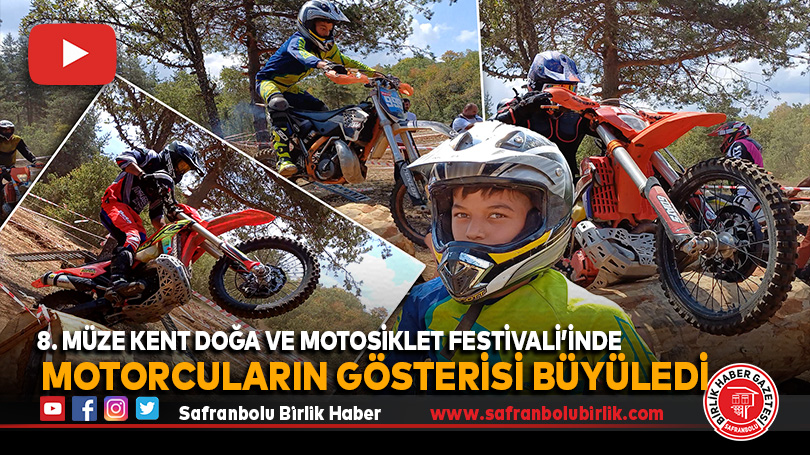 Motorcuların Gösterisi Büyüledi