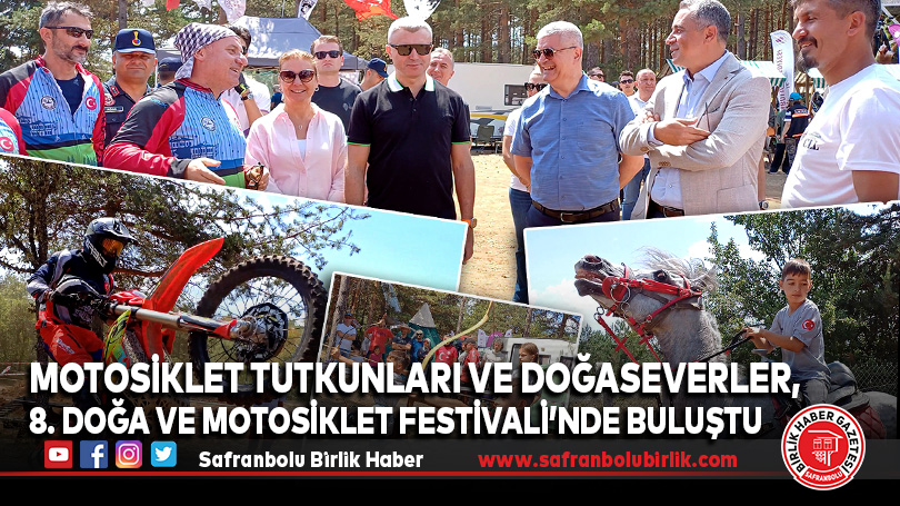 Motosiklet Tutkunları ve Doğaseverler, 8. Doğa ve Motosiklet Festivali’nde Buluştu