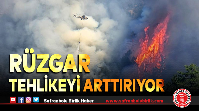 Ovacık’taki Orman Yangını 46 Saattir Devam Ediyor, Rüzgar Tehlikeyi Arttırıyor