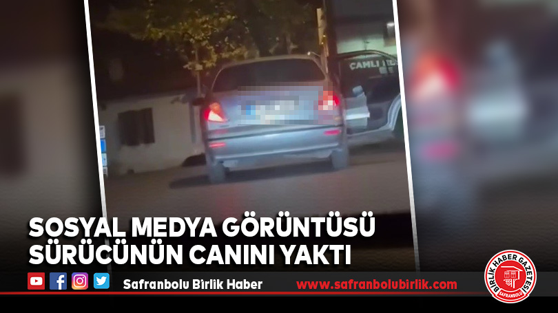Sosyal Medya Görüntüsü Sürücünün Canını Yaktı