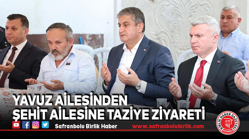 Yavuz Ailesinden Şehit Ailesine Taziye Ziyareti