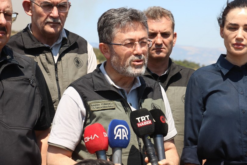 Bakan Yumaklı’dan Yangın Açıklaması