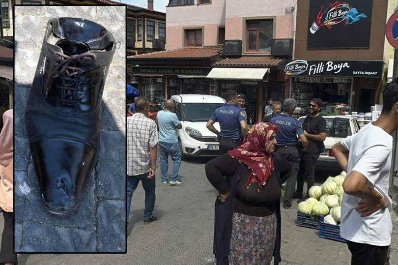 2 numara büyük giydiği ayakkabı hayatını kurtardı