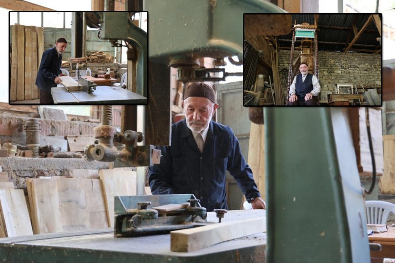 92 yaşında ücretsiz yaptığı minberleri dört bir yana gönderiyor