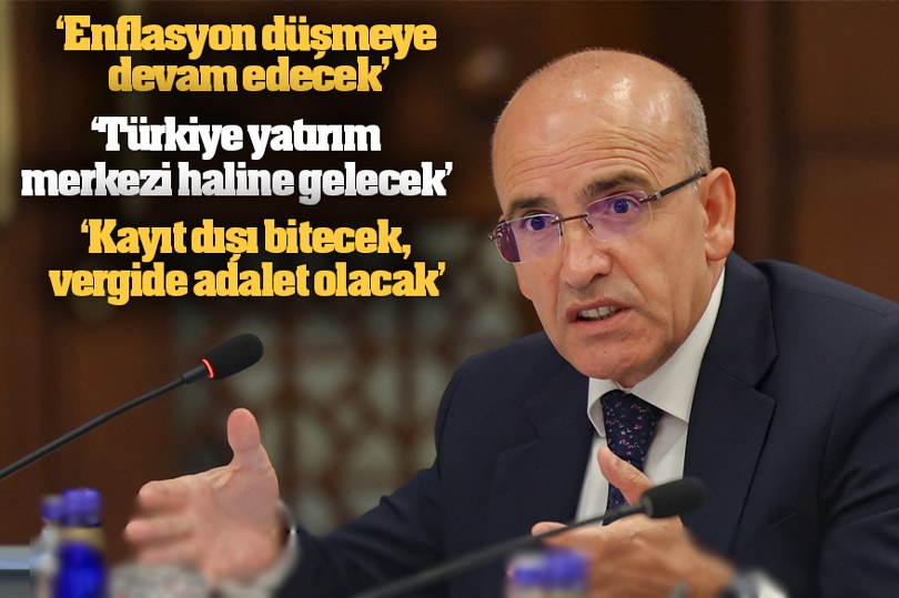 Bakan Şimşek: “2025 dezenflasyon yılı olacak”