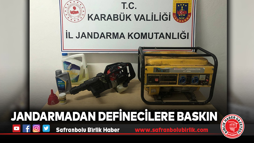 Jandarmadan Definecilere Baskın