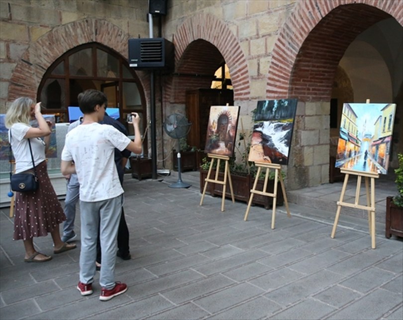 Kastamonu’da Uluslararası Resim Çalıştayı sergisi açıldı