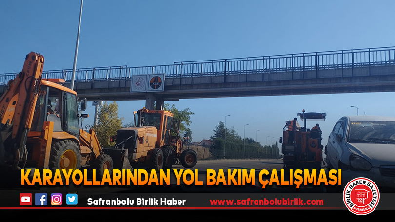 Karayollarından Yol Bakım Çalışması