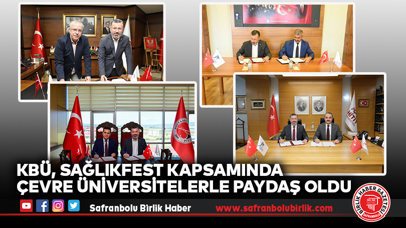 KBÜ, Sağlıkfest Kapsamında Çevre Üniversitelerle Paydaş Oldu