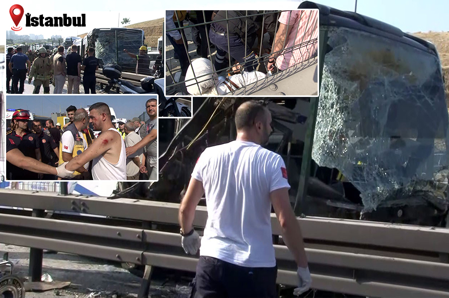 İstanbul’da iki metrobüs çarpıştı: 1 ölü, 38 yaralı