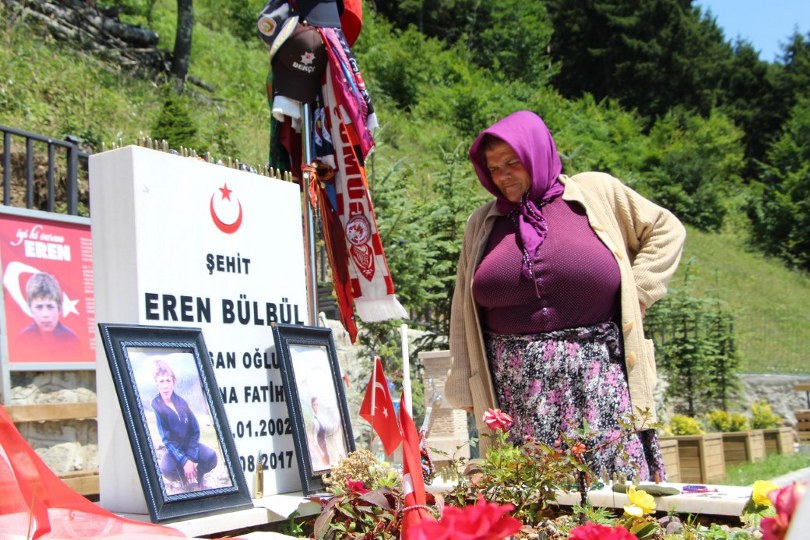 Şehit Eren Bülbül’ün hatırasına hakaret eden sanığın yakalanması bekleniyor