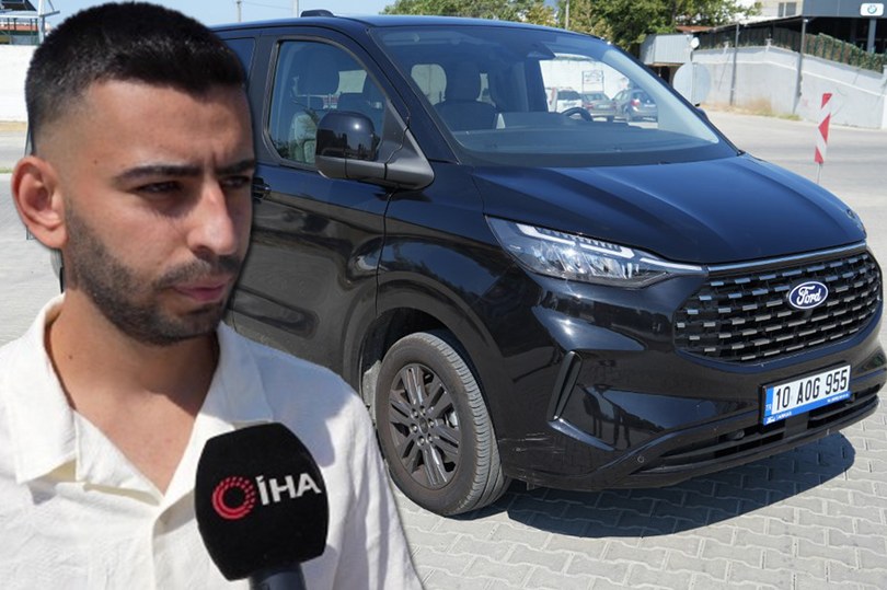 Ford bayinden aldığı sıfır kilometre VIP araç kazalı çıktı