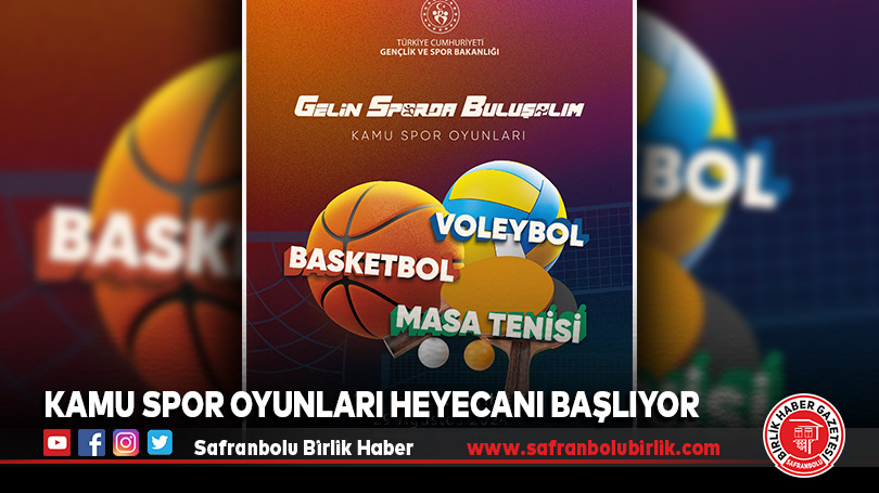 Kamu Spor Oyunları Heyecanı Başlıyor