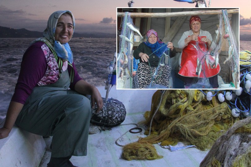 Kadın balıkçıların Karadeniz’in sularında ‘ekmek’ mücadelesi