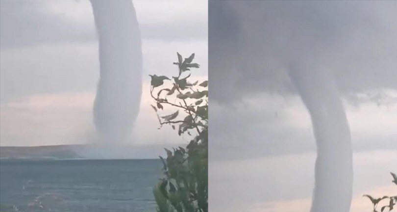 Şanlıurfa’da dev hortum kamerada