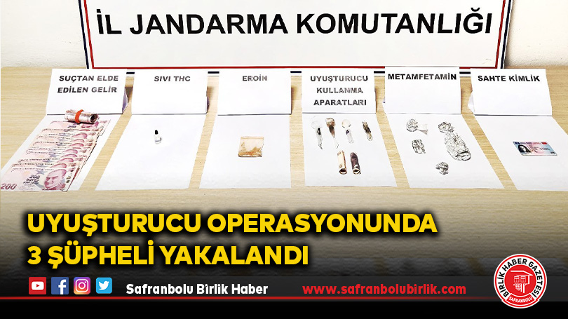 Safranbolu’da Jandarmadan Baskın