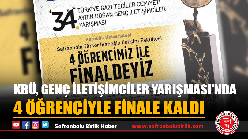 Karabük Üniversitesi’nden Genç İletişimcilere Ödül Başarısı