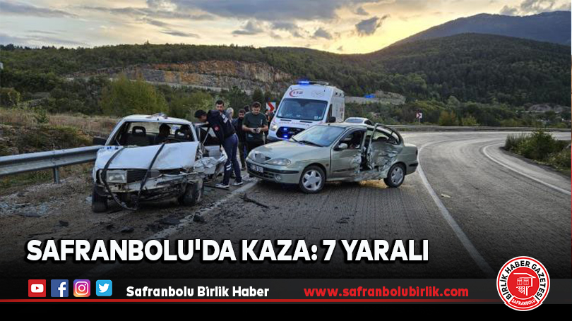 Safranbolu’da Kaza: 7 Yaralı