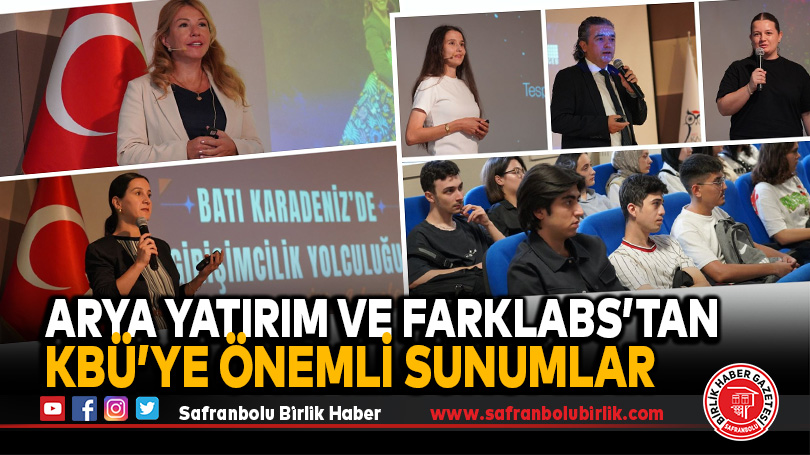 Arya Yatırım ve Farklabs’tan Karabük Üniversitesi’ne Önemli Sunumlar