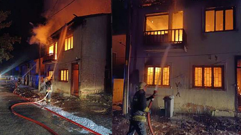 Bolu’da yangın çıkan ahşap ev kullanılamaz hale geldi