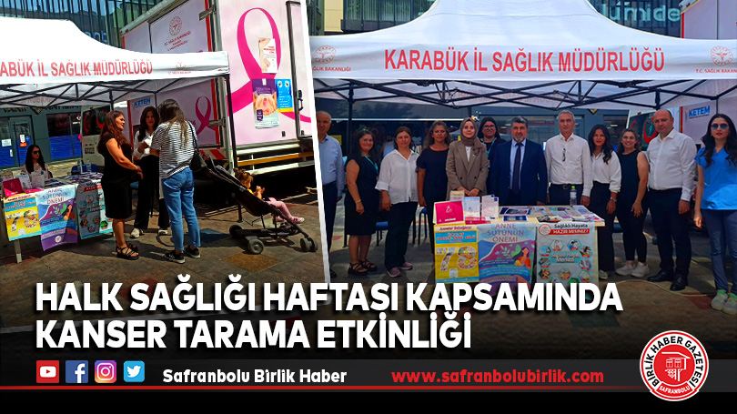 Halk Sağlığı Haftası Kapsamında Kanser Tarama Etkinliği