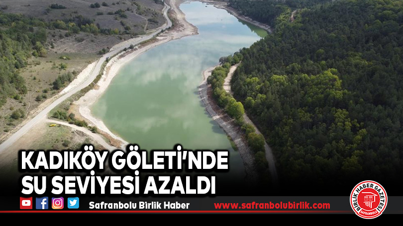 Kadıköy Göleti’nde su seviyesi azaldı
