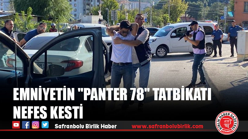 Emniyetin “Panter 78” tatbikatı nefes kesti