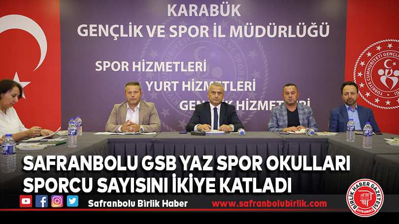 Safranbolu GSB Yaz Spor Okulları Sporcu Sayısını İkiye Katladı