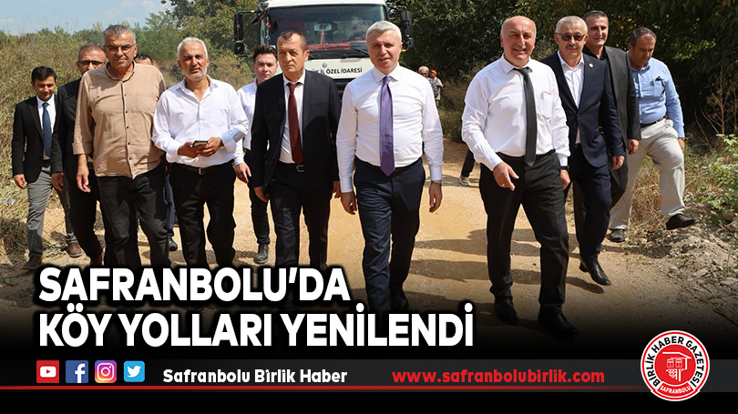 Safranbolu’da Köy Yolları Yenilendi