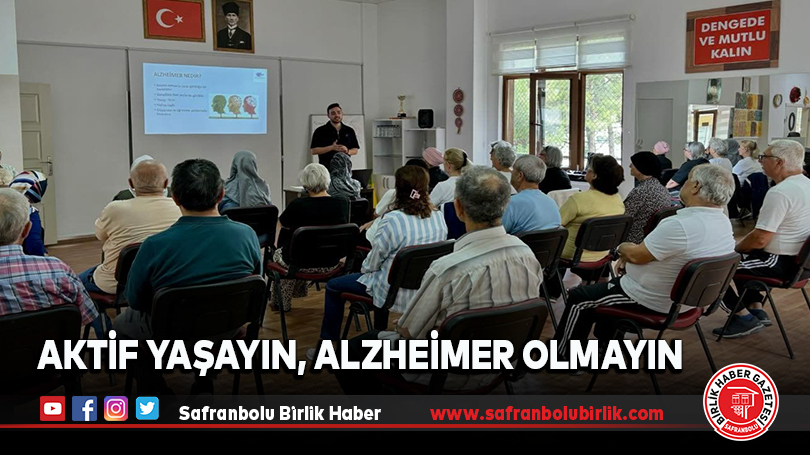 Aktif Yaş Alma Merkezi’nden Alzheimer Çağrısı
