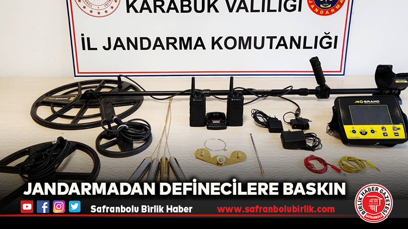 Jandarmadan Definecilere Baskın