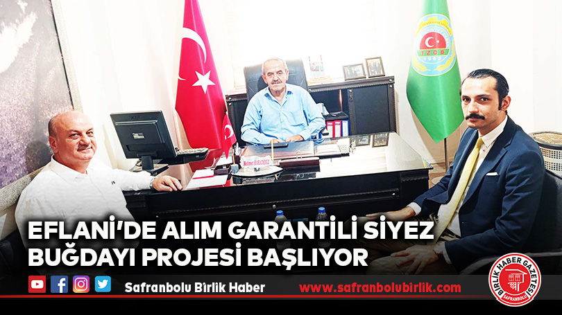 Eflani’de Alım Garantili Siyez Buğdayı Projesi Başlıyor