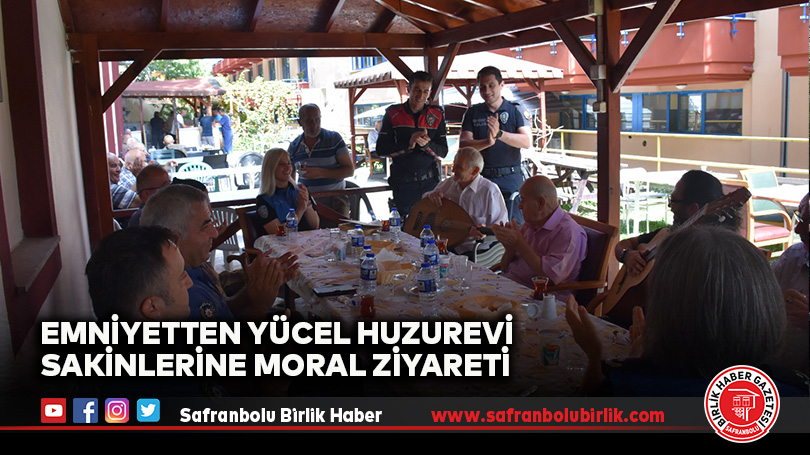 Emniyetten Yücel Huzurevi Sakinlerine Moral Ziyareti