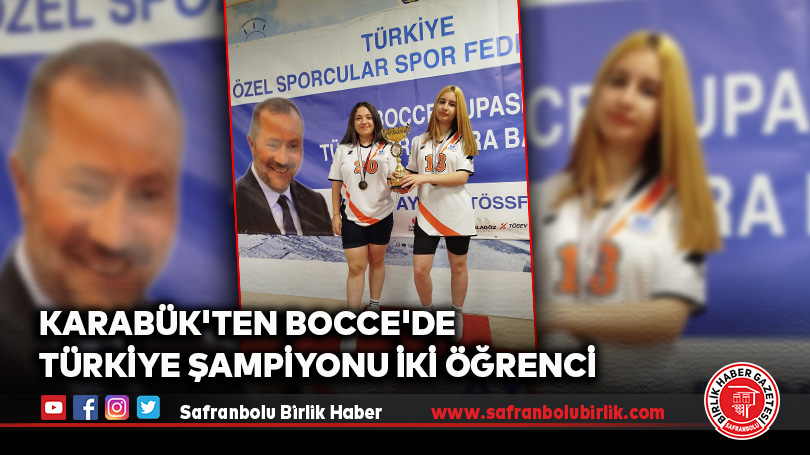 Karabük’ten Bocce’de Türkiye Şampiyonu İki Öğrenci