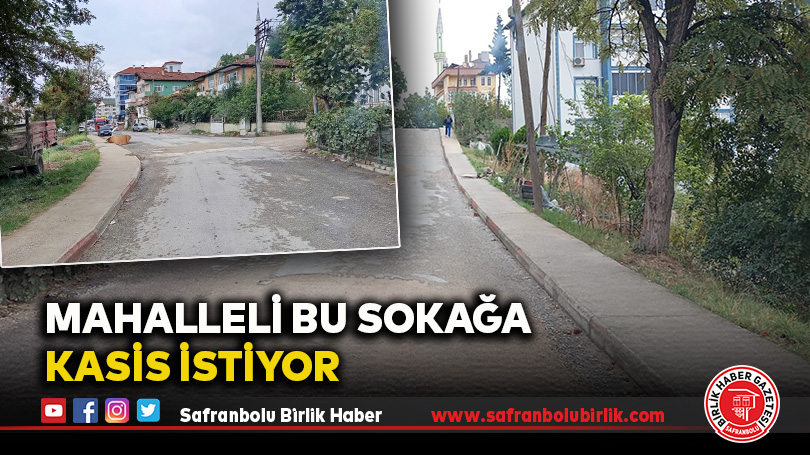 Karabük’te Mahalle Sakinlerinin Yol Endişesi